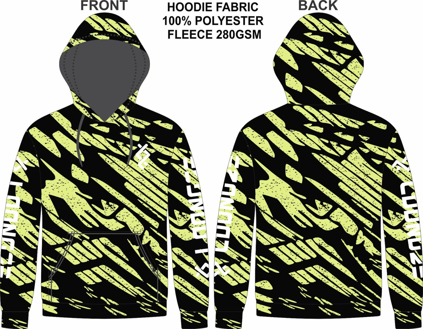 LoongzeFishingFrance Hooded Tracksuit Set