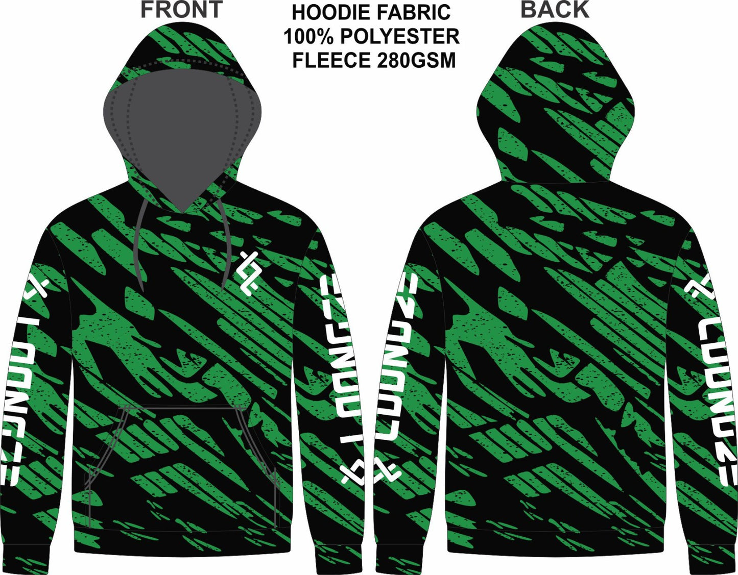 LoongzeFishingFrance Hooded Tracksuit Set