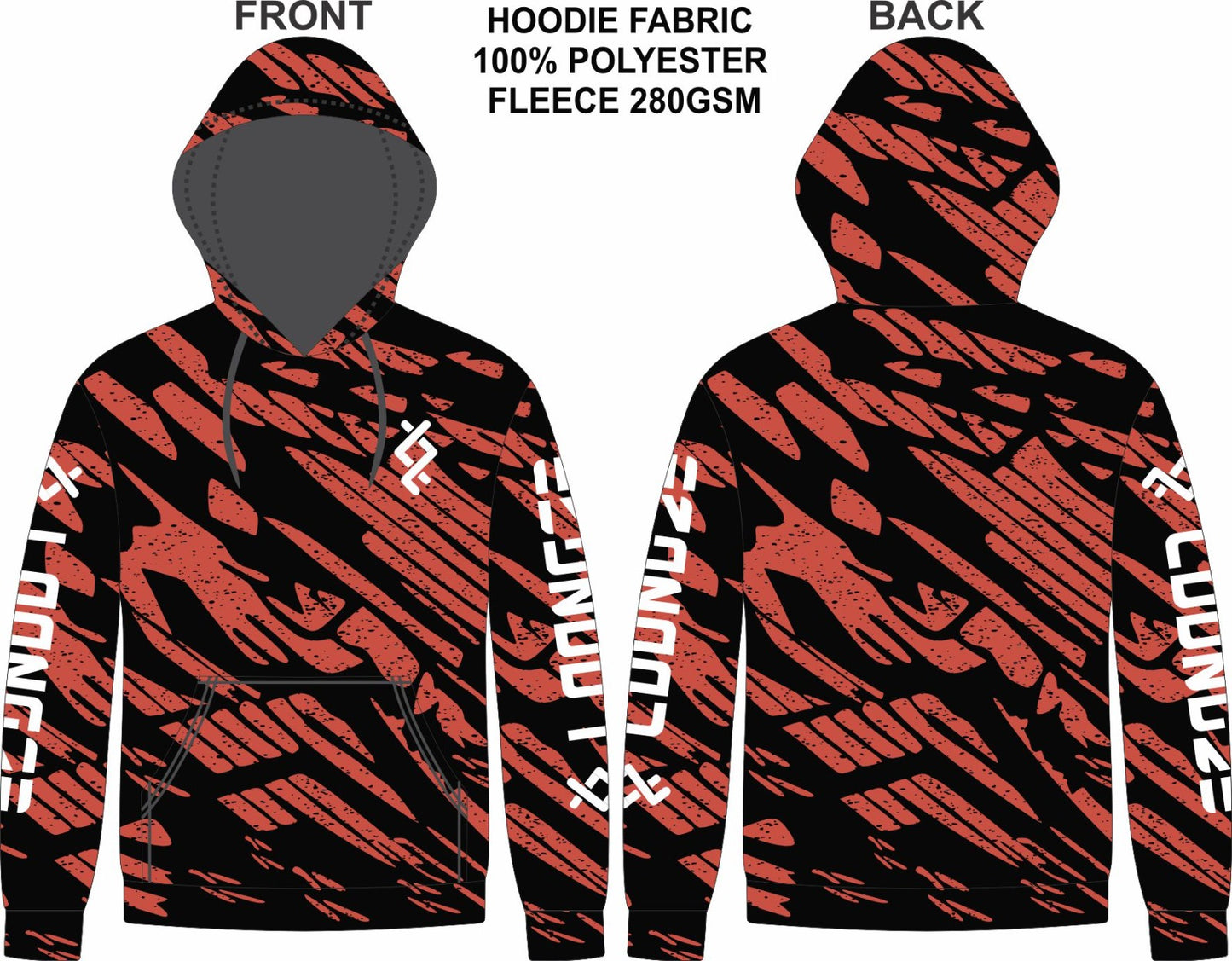 LoongzeFishingFrance Hooded Tracksuit Set