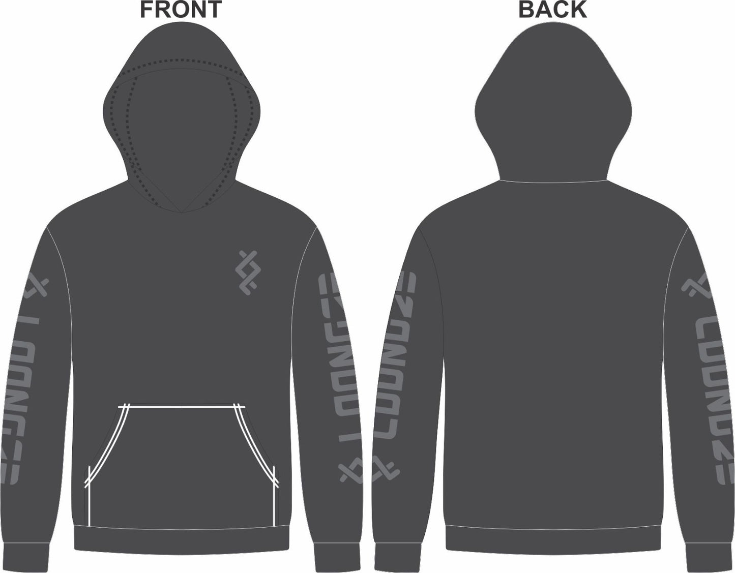 LoongzeFishingFrance Hooded Tracksuit Set