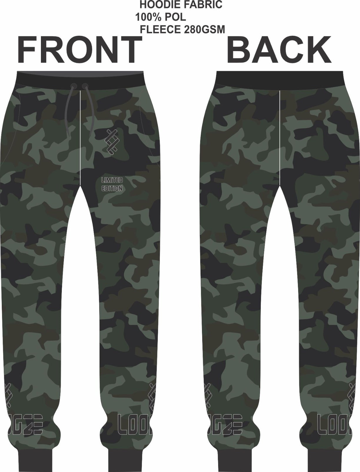 LoongzeFishingFrance Hooded Tracksuit Set