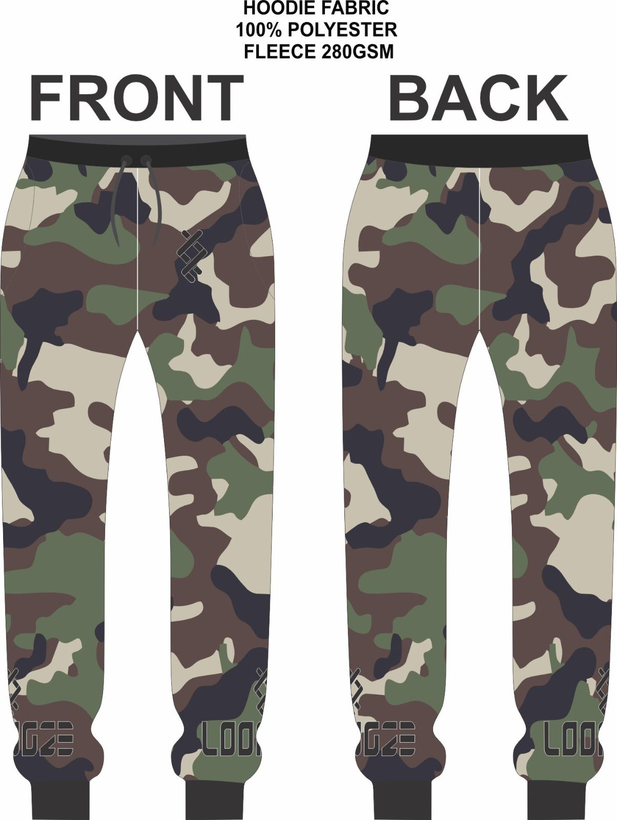 LoongzeFishingFrance Hooded Tracksuit Set